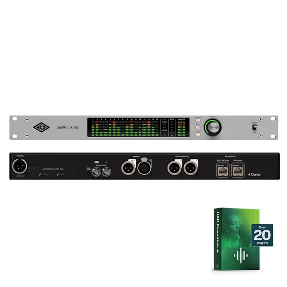 Universal Audio Apollo x16D Essentials+ 18 x 20 Audio Interface with Dante I/O and UAD DSP