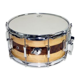 Pork Pie Snare Drum Maple Shell With Burled Myrtle
