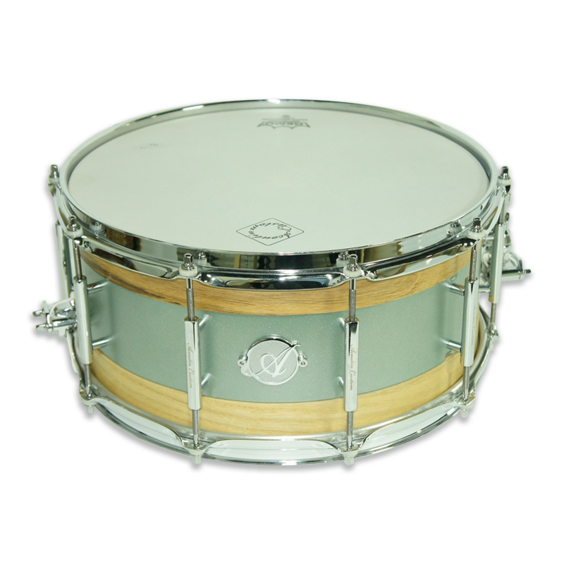 Acoutin Custom "Leonova" 6,5x14 Solid Steam-Bent Spalted Ash