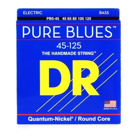 DR Strings Pure Blues Bass PB5 45 (45-125)