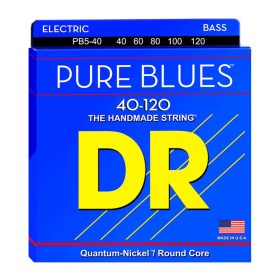 DR Strings Pure Blues Bass PB5 40 (40-120)