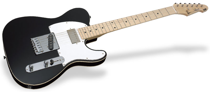 ESP Ron Wood TE-BK, Black