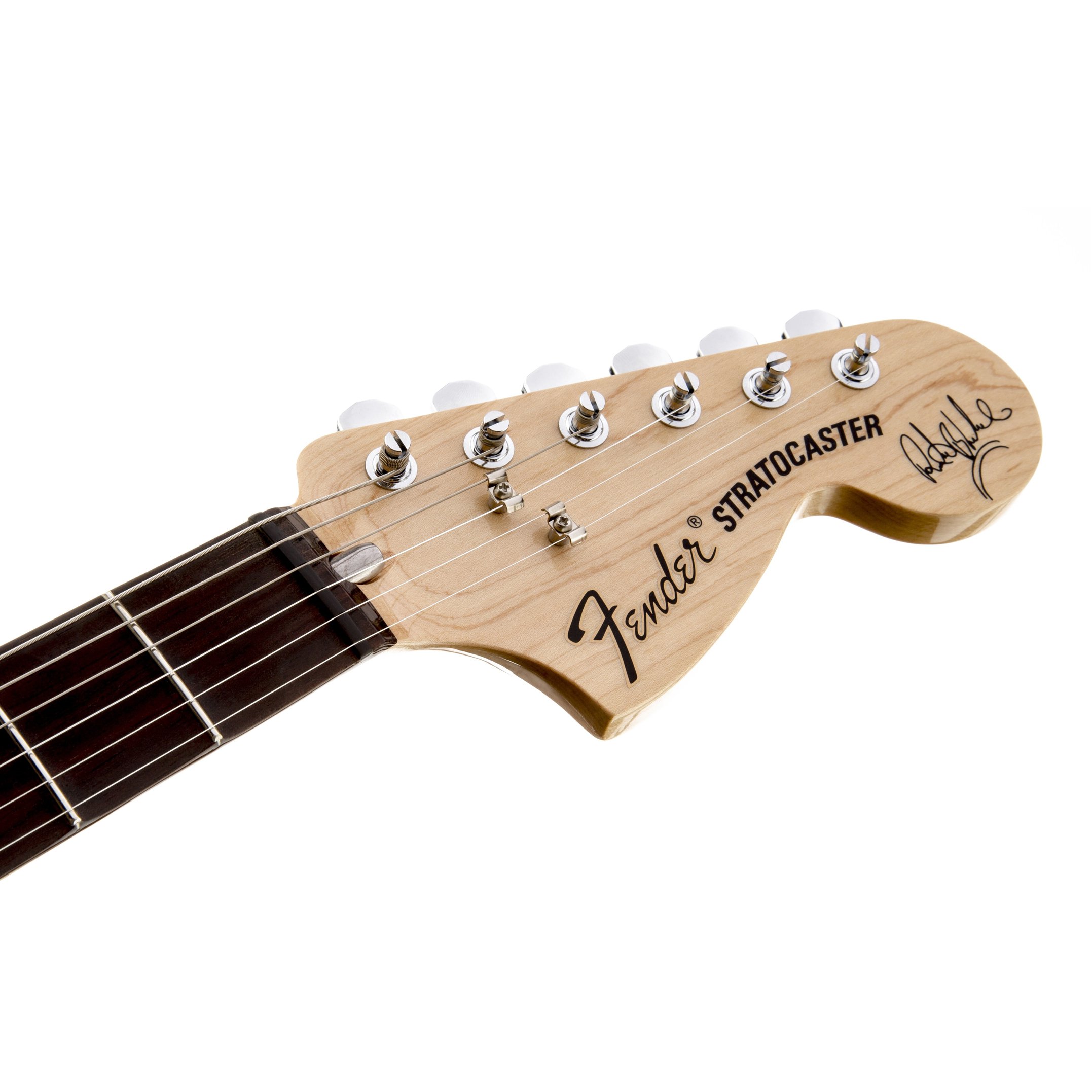 Fender Signature Ritchie Blackmore Stratocaster Guitar Scalloped Rosewood Neck Olympic White - Gambar 2