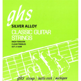GHS 2150W Classical Guitar Strings, High Tension