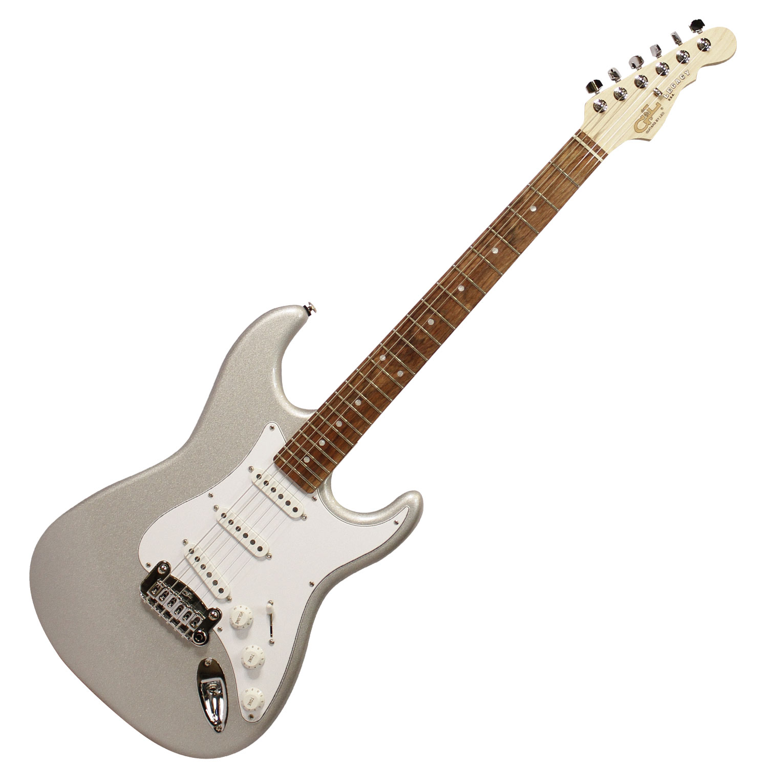 G&L USA Guitar Legacy in Silver Metallic finishes - Gambar 2