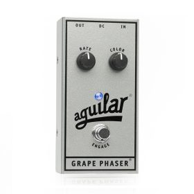 Aguilar Grape Phaser - Bass Phaser Pedal, 25th Anniversary Silver edition