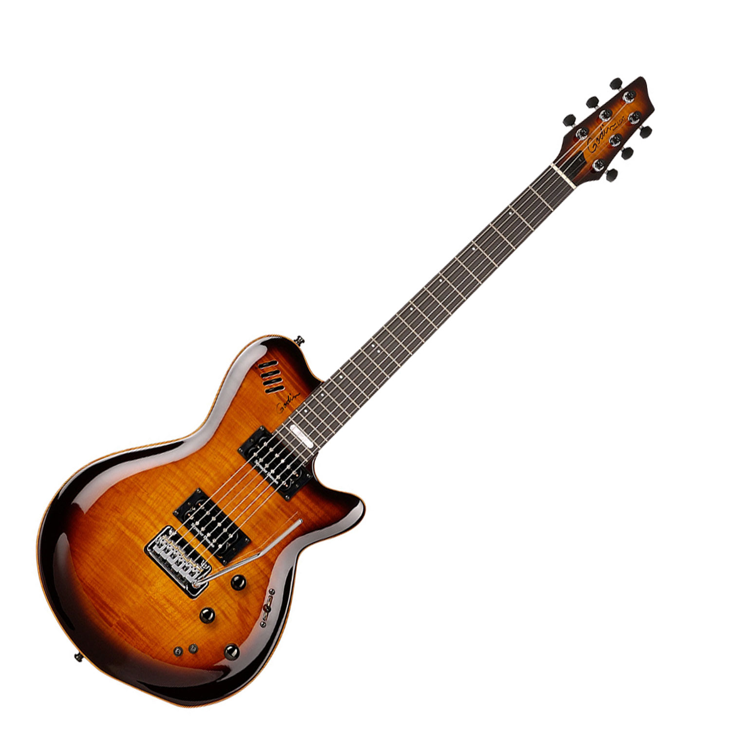 Godin LGXT Cognac Burst Flame AAA