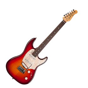 Godin Progression Plus Cherry Burst Flame RN