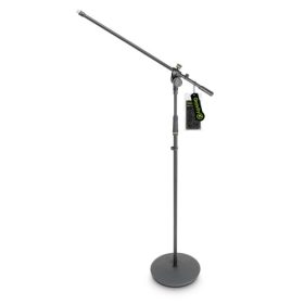 Gravity stands MS 2321 B - Microphone Stand with Round Base and 2-Point Adjustment Boom