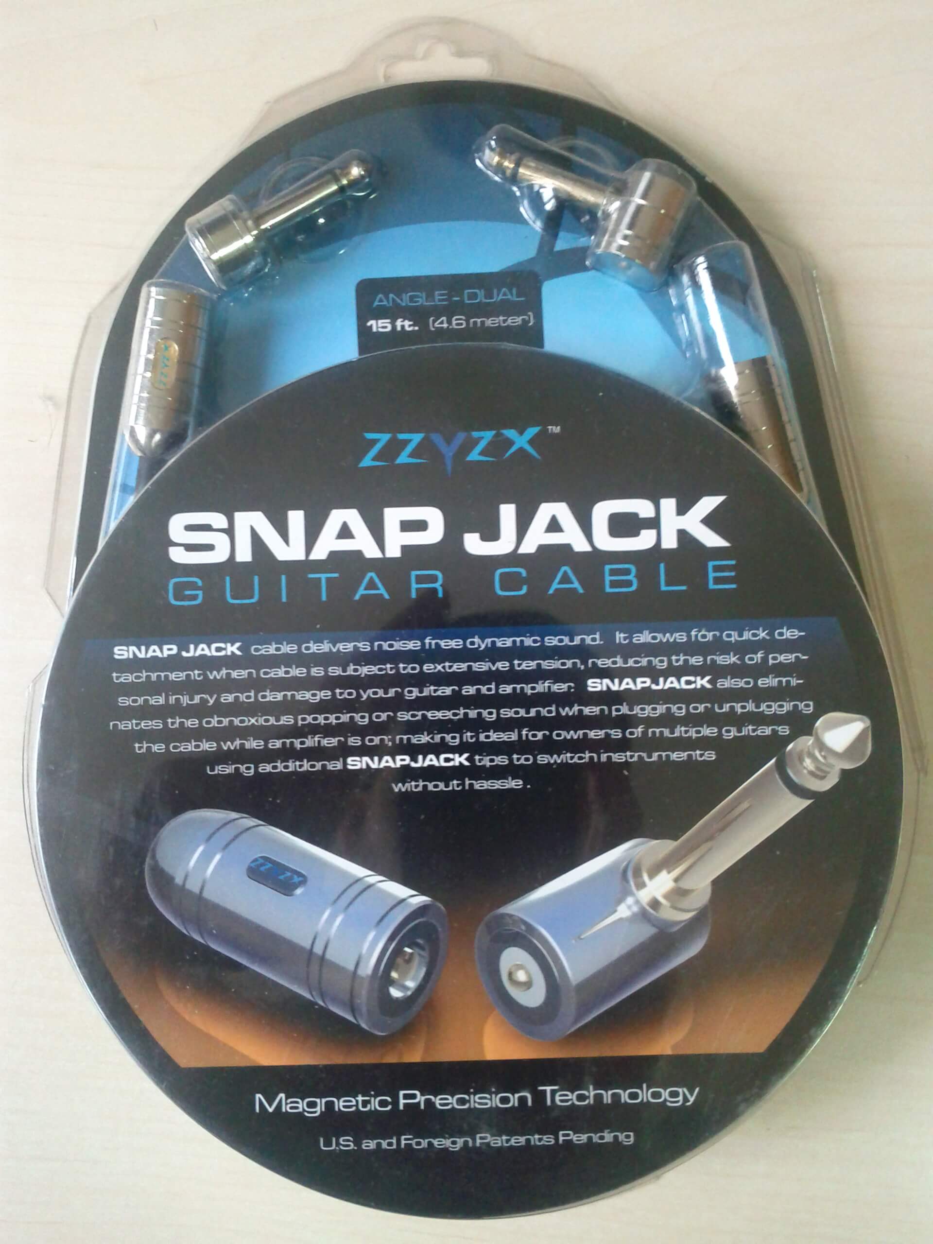 Jodavi Snap Jack - dual (15 ft) 151, Dual Straight Gold Plate Connector