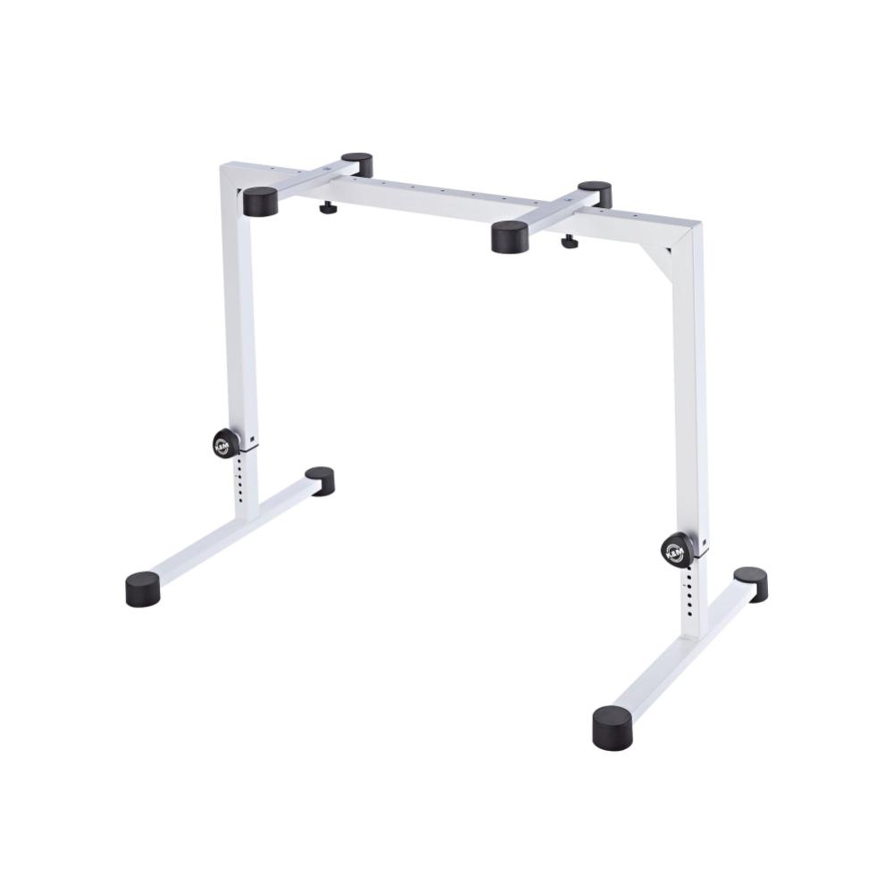 Konig Meyer K&M 18810 Omega Table-Style Keyboard Stand - Pure White 18810-015-76
