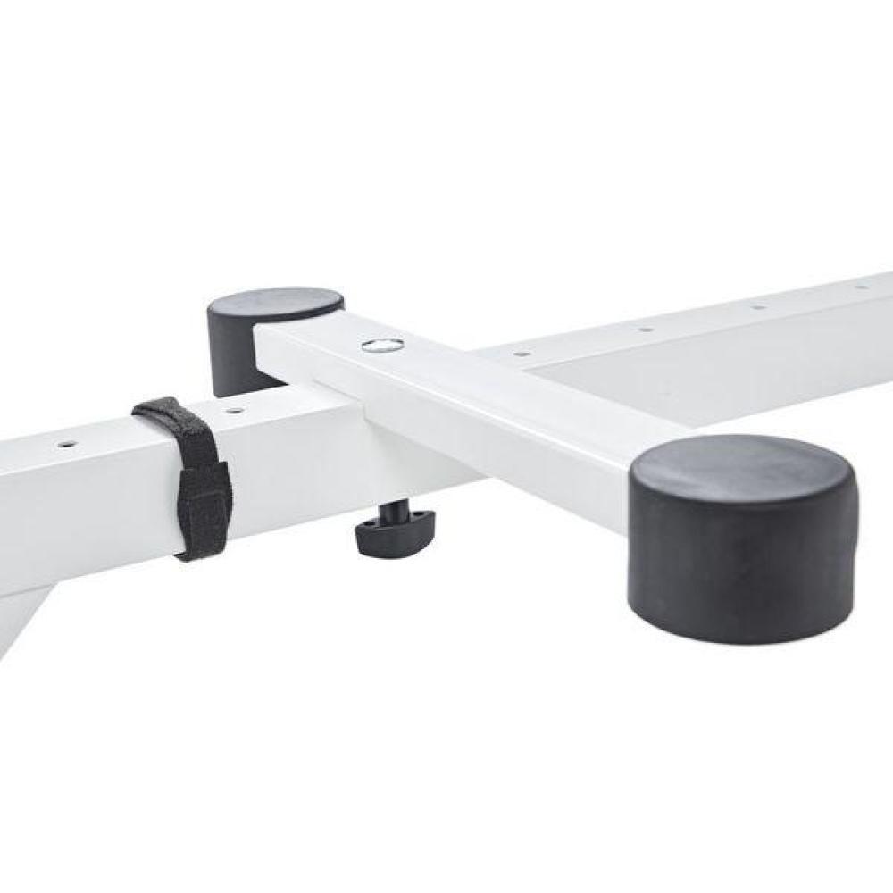 Konig Meyer K&M 18810 Omega Table-Style Keyboard Stand - Pure White 18810-015-76 - Gambar 3