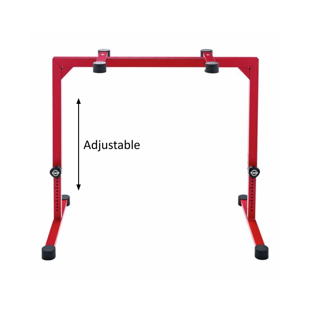 Konig Meyer K&M 18810 Omega Table-Style Keyboard Stand - Red 18810-015-91 - Gambar 2
