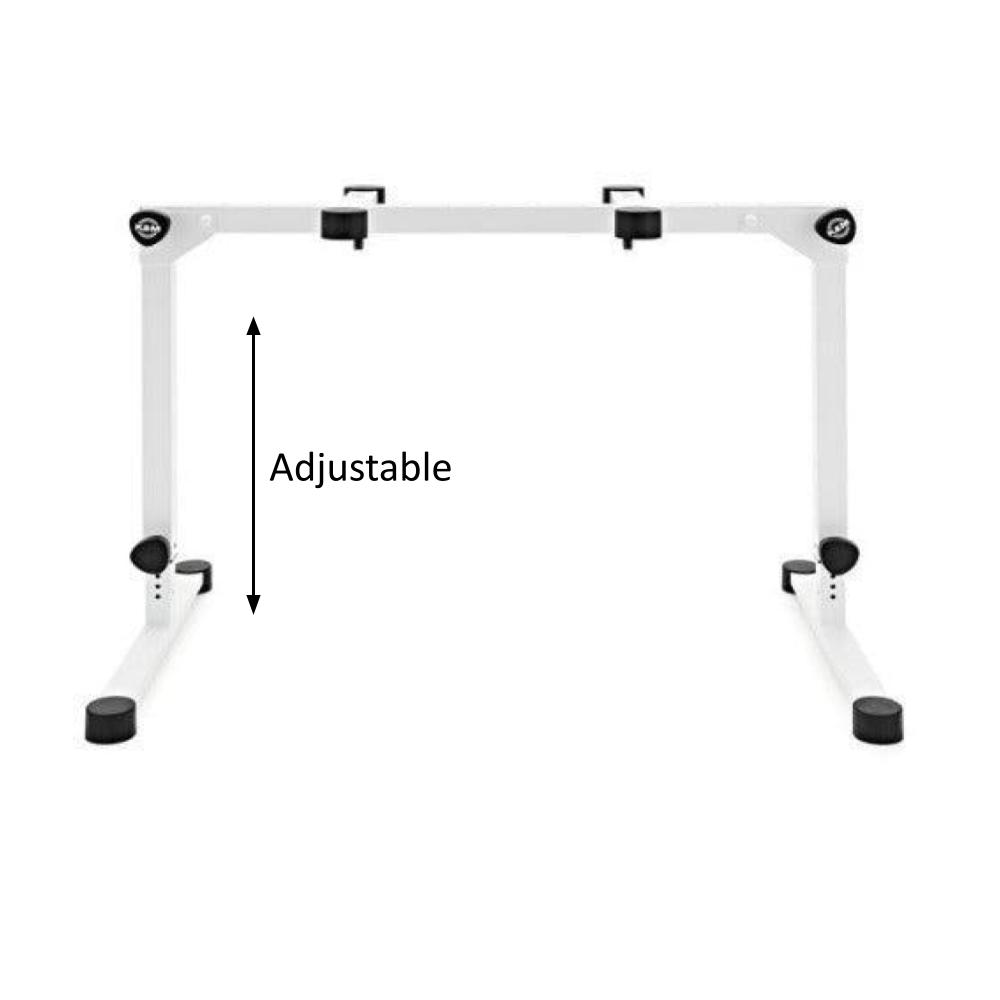 Konig Meyer K&M 18820 Omega Pro Keyboard Stand - Pure White 18820-019-76 - Gambar 2