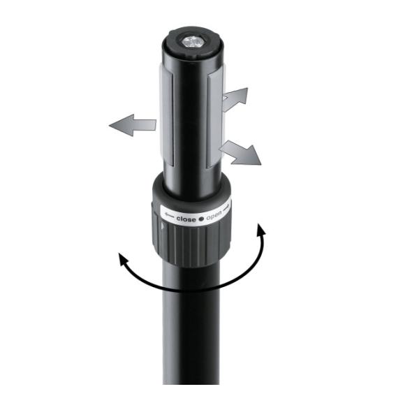 Konig Meyer K&M 21367 Adjustable Speaker Pole with Ring Lock and M20 Bolt - 21367-014-55 - Gambar 2