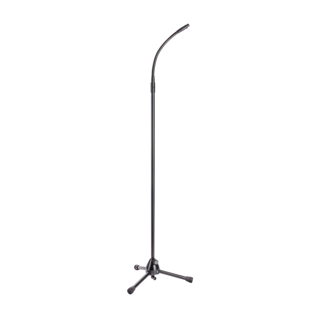 Konig Meyer K&M 27500 Professional Stand with Wired XLR Connections & Additional Gooseneck - Black 27500-000-55