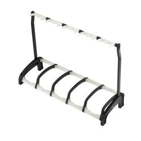 Konig Meyer K&M Guardian 5 Five-Guitar Stand (Black/Translucent)