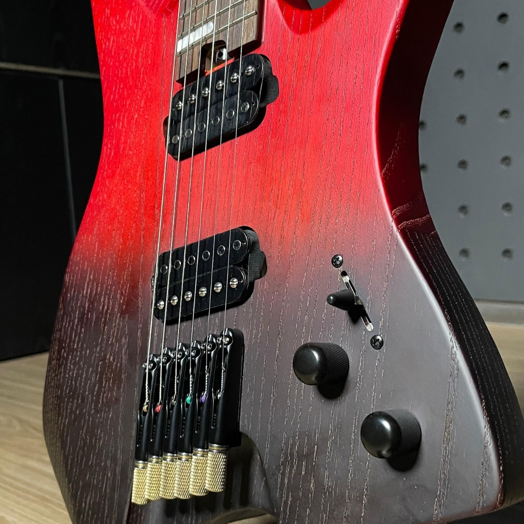 LA Guitarworks Guitar MH-260RB in Matte RB finishes - Gambar 3