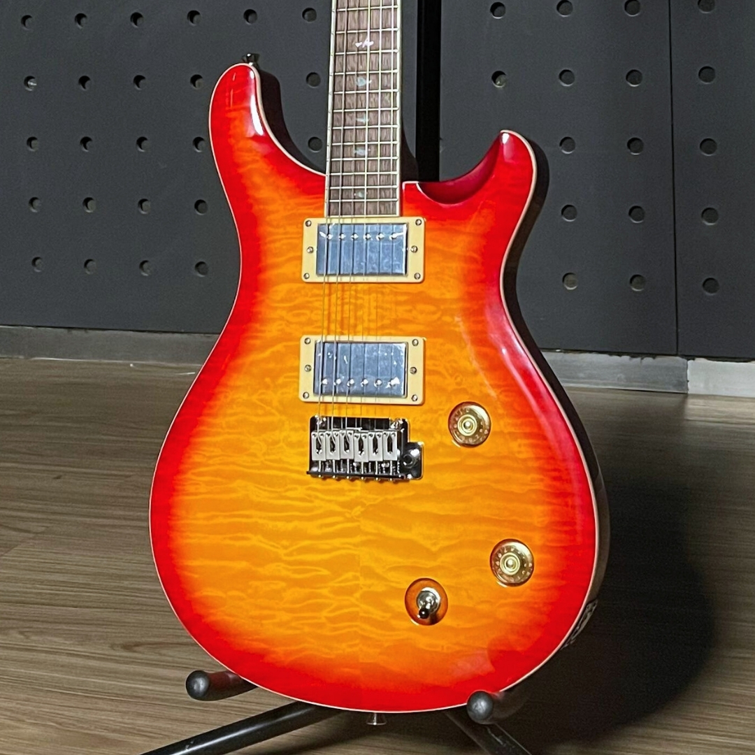 LA Guitarworks Guitar MPR-01 in Gloss Amber Sunbrust finishes