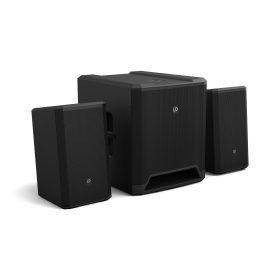LD Systems DAVE 12 G4X Compact 2.1 1460W 12" Powered PA System with Bluetooth Streaming