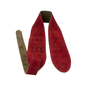 Leathergraft Comfy Guitar Straps - Red