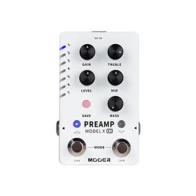 Mooer Preamp X2 Dual-channel Digital Preamp Pedal