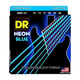 DR Strings, K3 Neon Hi-Def Blue Electric, NBE-10 (10-46)