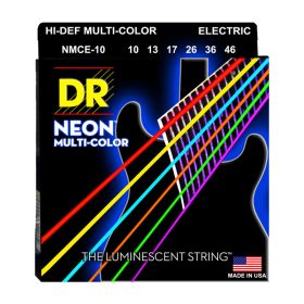 DR Strings, K3 Neon Hi-Def Multi-Color Electric, NMCE-10 (10-46)