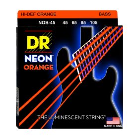DR Strings, K3 Neon Hi-Def Orange Bass, NOB-45 (45-105)