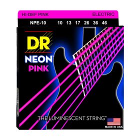 DR Strings, K3 Neon Hi-Def Pink Electric, NPE-10 (10-46)