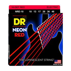 DR Strings, K3 Neon Hi-Def Red Electric, NRE-10 (10-46)