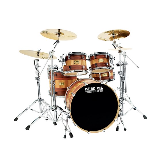 Pork Pie Percussion USA Drum Set Rosewood Zebrawood Kit