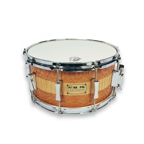 Pork Pie Percussion USA Wood Brass Snare Drum 7"x 14"