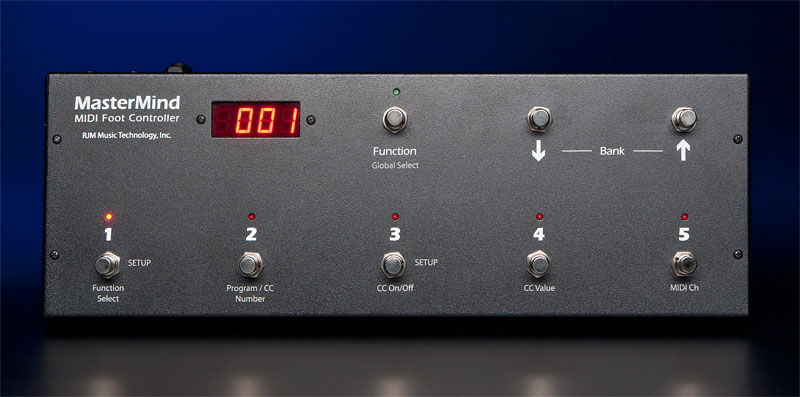 RJM Music MM1-N Mastermind MIDI controller, no AC adapter