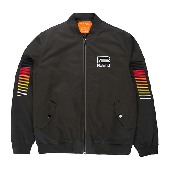 Roland Lifestyle 808 Bomber Jacket - Charcoal / Green (M) (Acc)