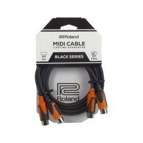 Roland RMIDI-B5 Black Series MIDI Cable - 5 foot/1,5 mtr