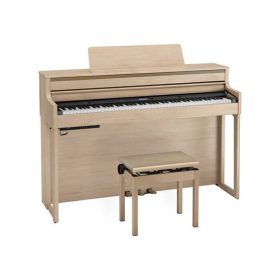Roland HP704 Digital Piano - Light Oak