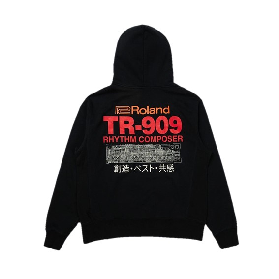 Roland Lifestyle - Creation TR909 Hoodie Black (S) (Acc)