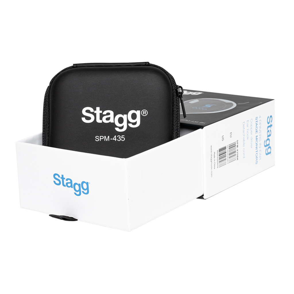 Stagg 4-DRIVER IN-EAR MONITORS BLACK - Gambar 6