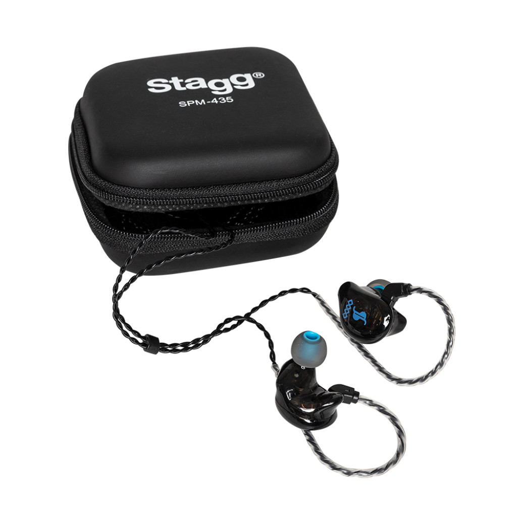 Stagg 4-DRIVER IN-EAR MONITORS BLACK - Gambar 3