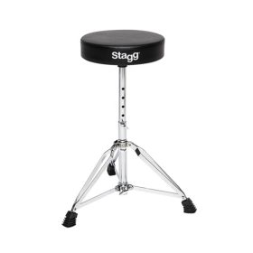 Stagg DT-32CR Double Braced Drum Throne - Chrome