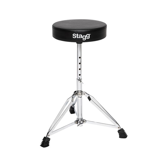 Stagg DT-32CR Double Braced Drum Throne - Chrome