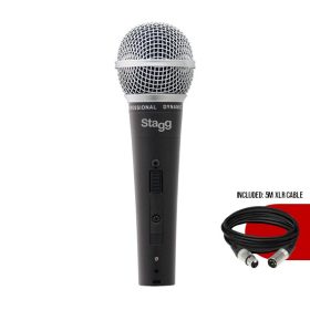 Stagg SDM50 Professional Dynamic Microphone w/Vocal and instrumental Cartridge DC78