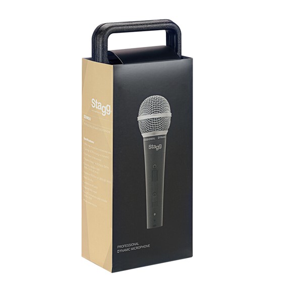 Stagg SDM50 Professional Dynamic Microphone w/Vocal and instrumental Cartridge DC78 - Gambar 3