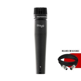 Stagg SDM70 Dynamic Instrument Microphone w/Instrumental Cartridge DC18