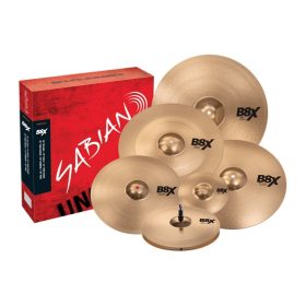 Sabian B8X Complete Cymbal Set - 10/14/16/18/20 inch Free 18 inch Crash