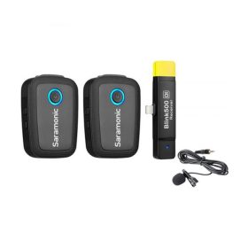 Saramonic Blink500 B4 Dual Clip-On Wireless Lavalier Microphone System - Black