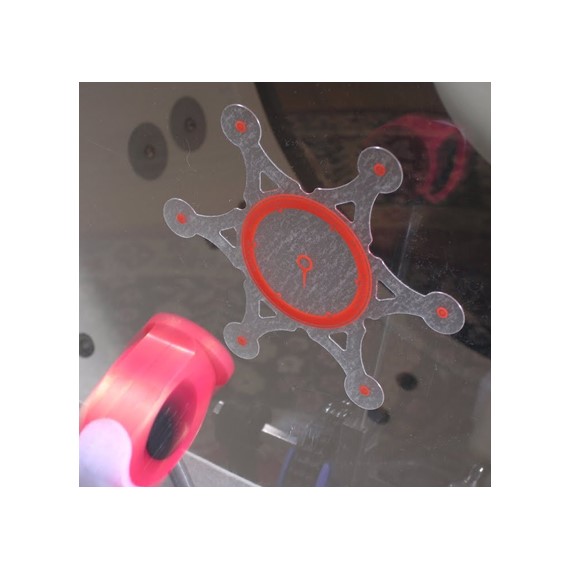 Slug Batter Badge BB-535 Red Single Kick Pad For Bass Drums - Gambar 3