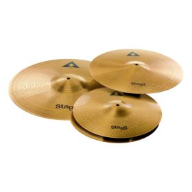 Stagg Cymbal AXK-SET Copper Steel Alloy Cymbal Set - 14/16/20 inch