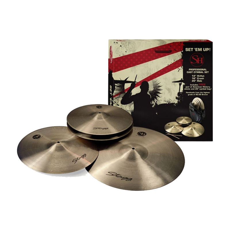 Stagg Cymballs SH-Set B SH Briiliant Series